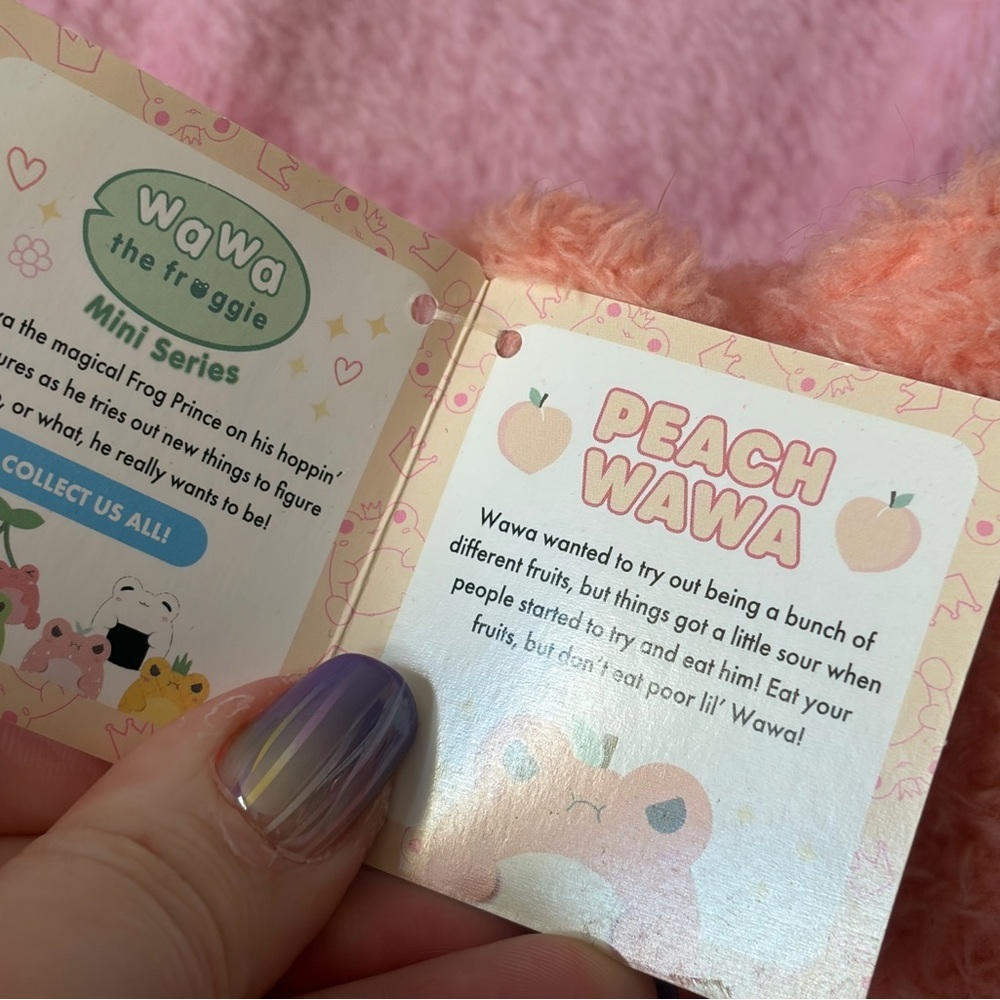 Plush goals angry peach wawa frog clip - Picture 3 of 3